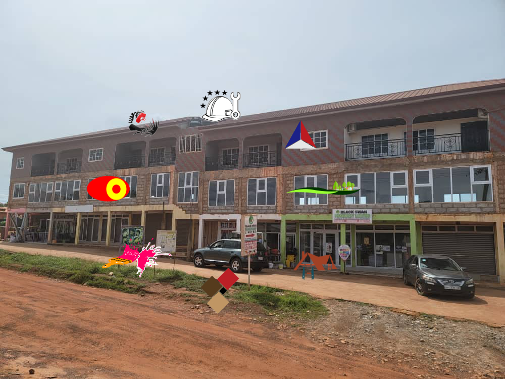 Modern commercial building — Alucobond Ghana project