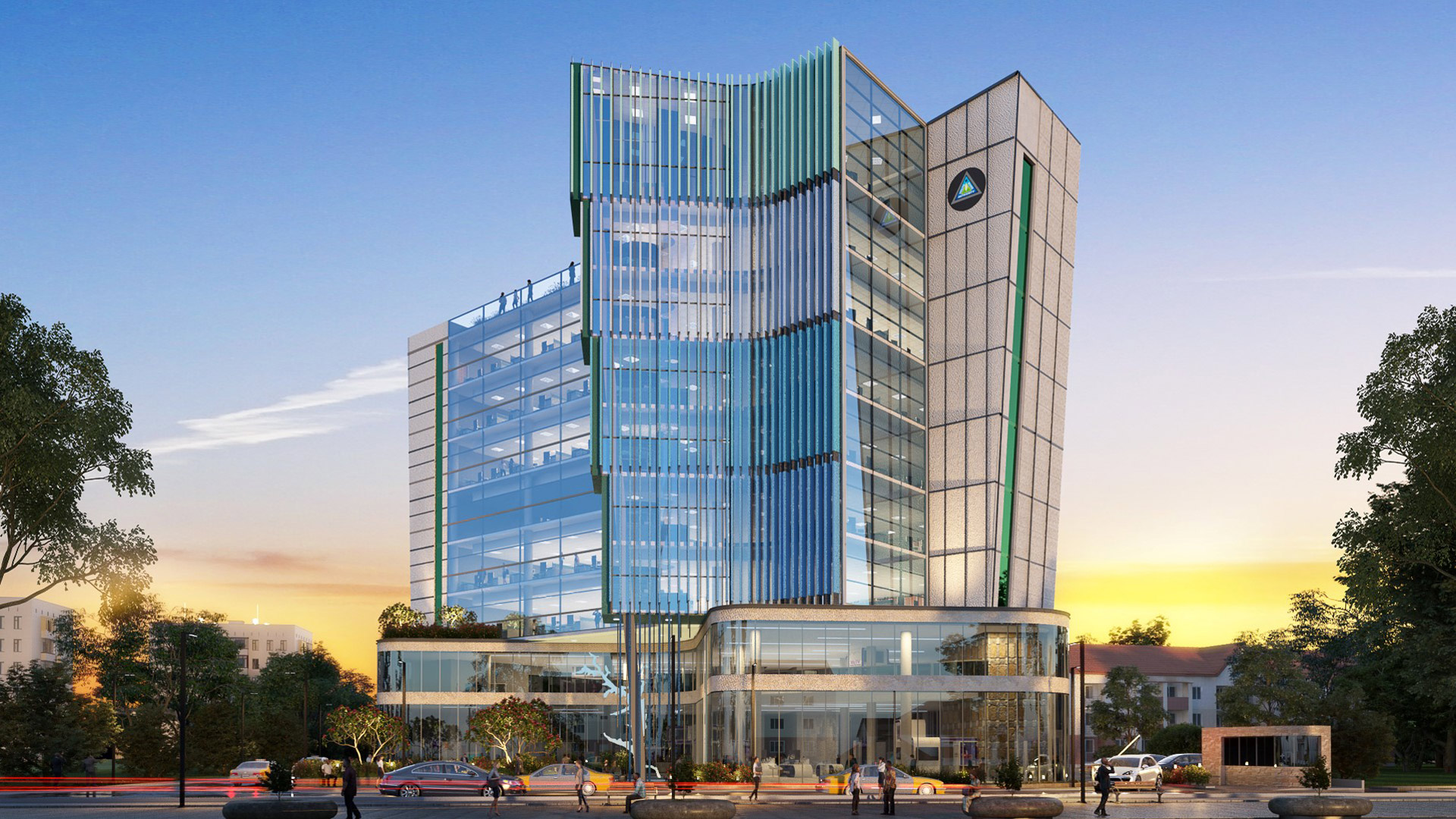 Alucobond Panel Cladding Installation in Ghana project Ghana